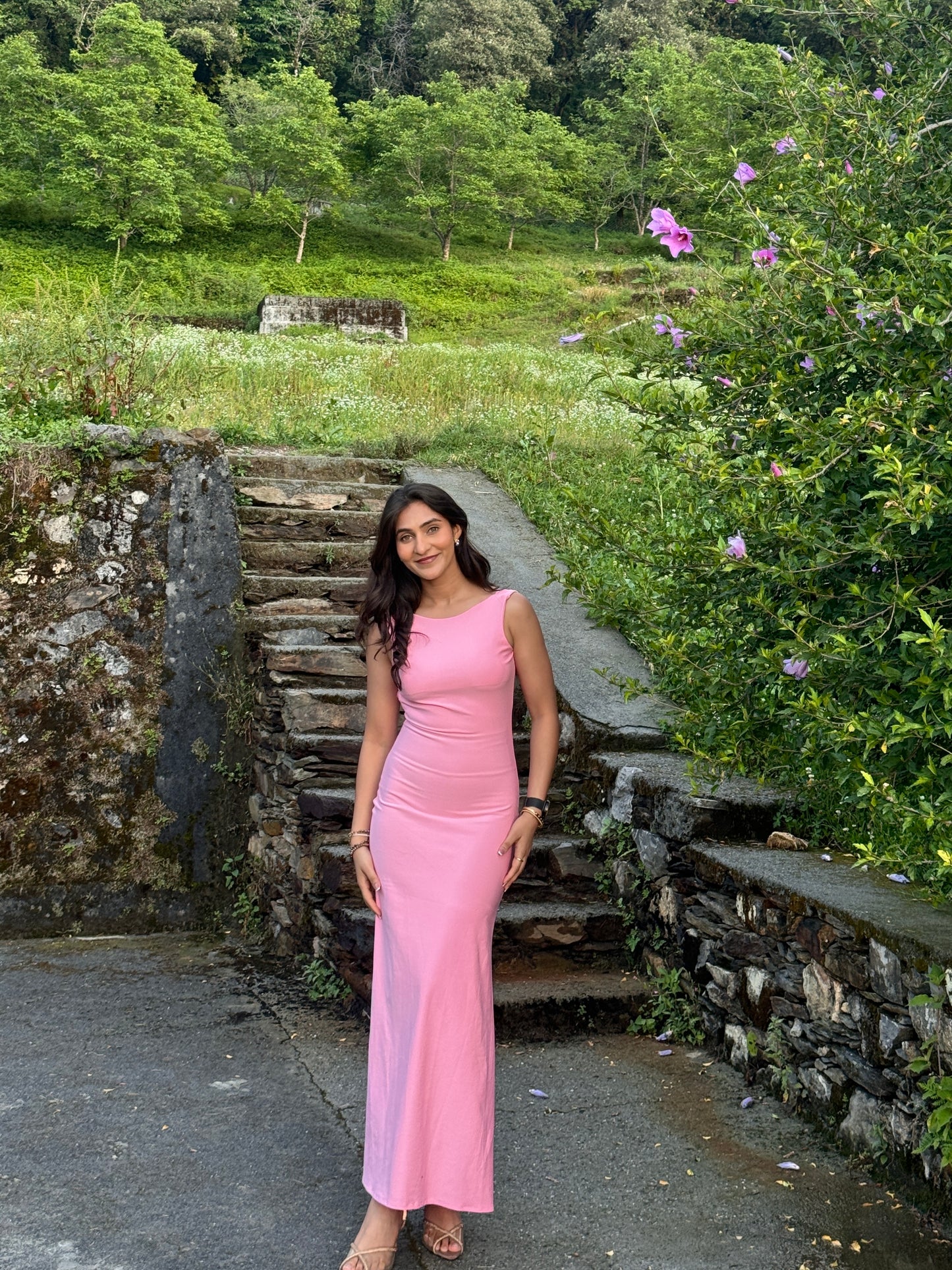 Lotus Pink Bodycon Dress