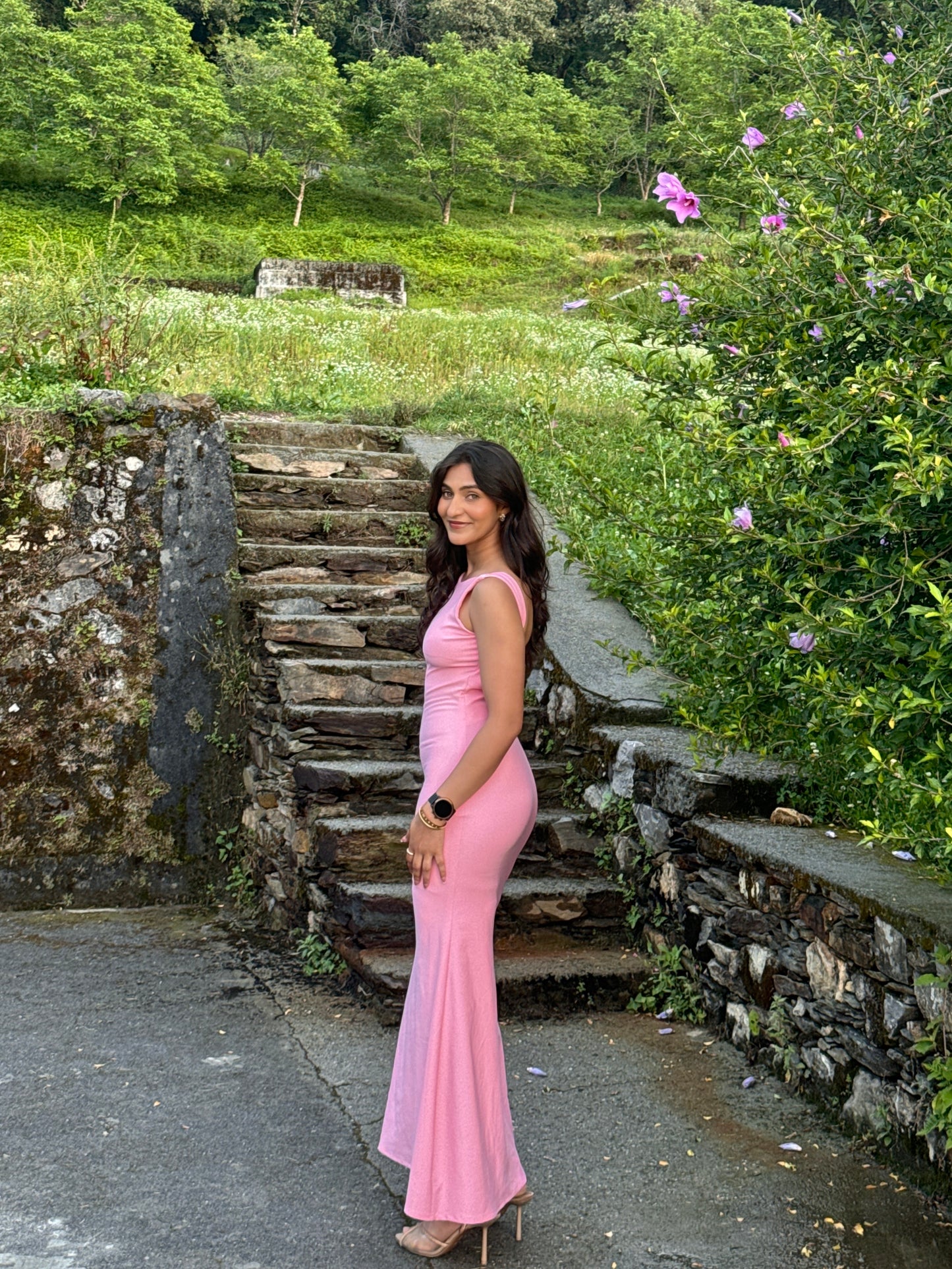 Lotus Pink Bodycon Dress