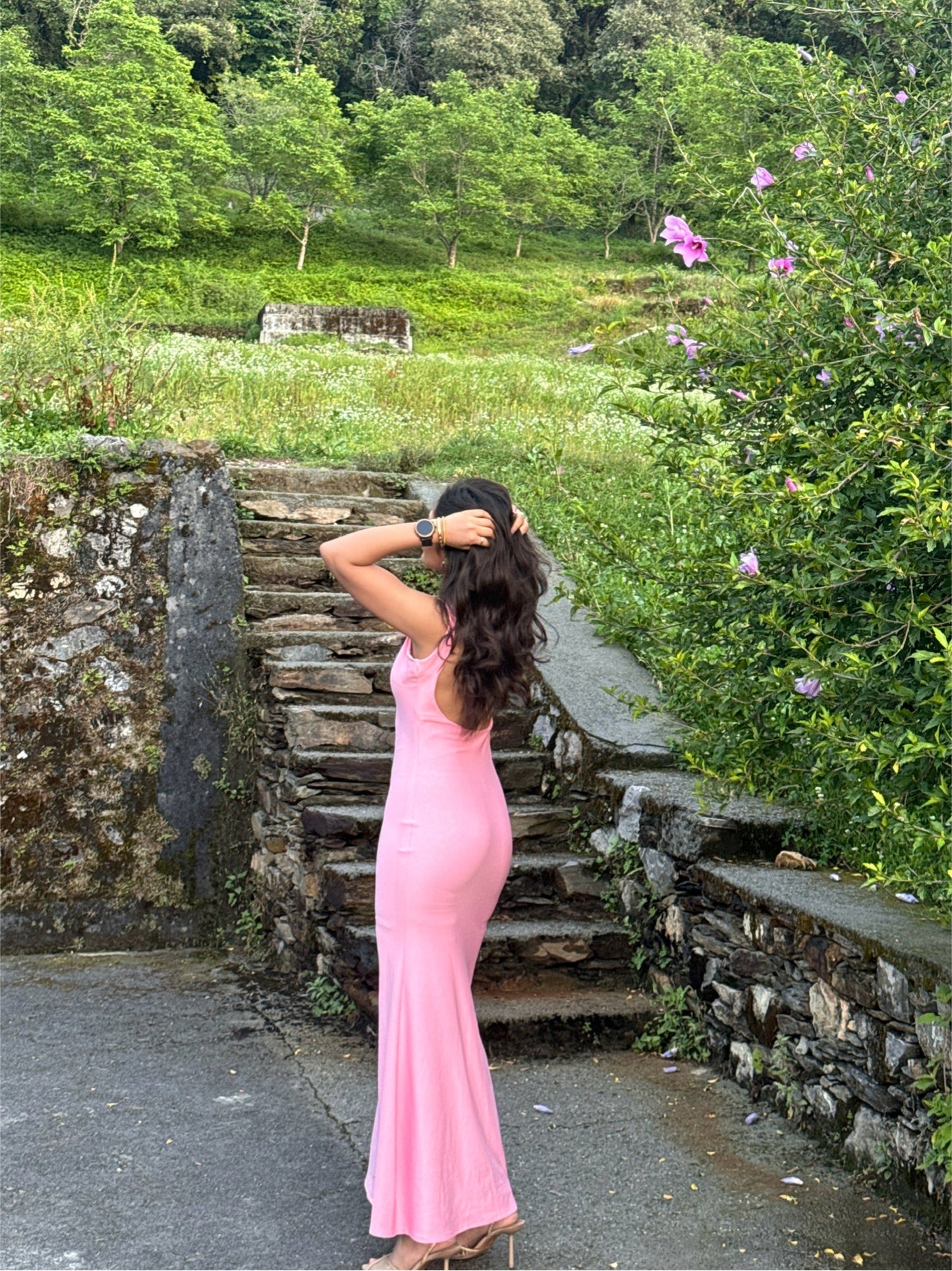 Lotus Pink Bodycon Dress